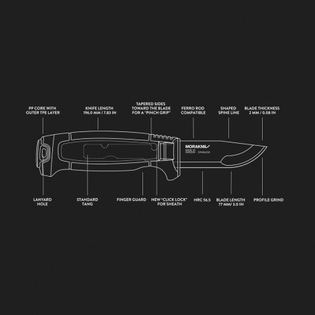 Μαχαίρια Morakniv Amberg Compact (S)