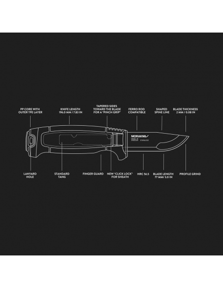Μαχαίρια Morakniv Amberg Compact (S)