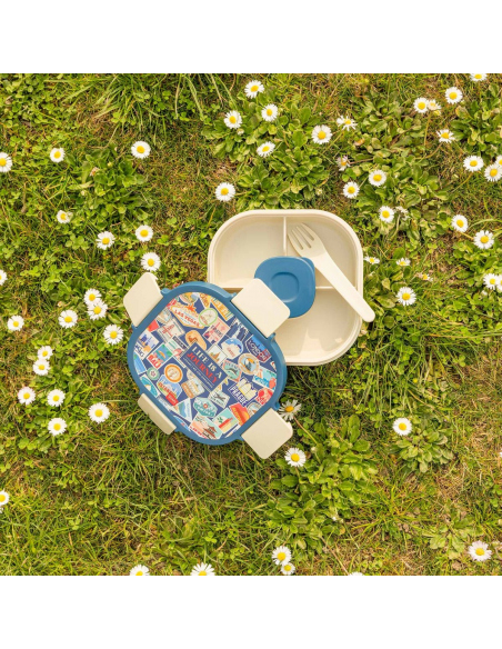 Cook Sets - Food Jars 1700 ml Lunch Box - Travel Stickers