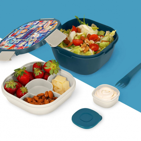 Cook Sets - Food Jars 1700 ml Lunch Box - Travel Stickers