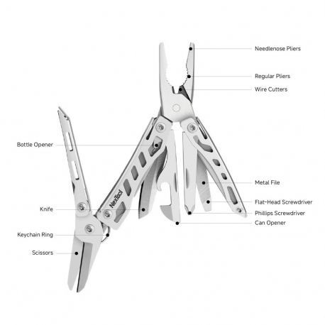 Multi-tools NexTool Mini Flagship Red