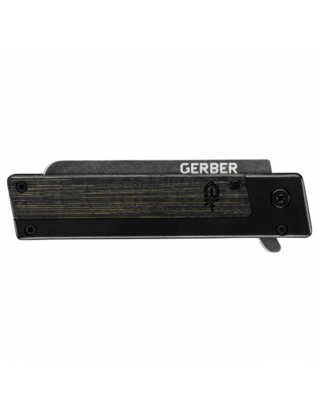 Pocketknifes Gerber Quadrant Black Bamboo Folding Knife