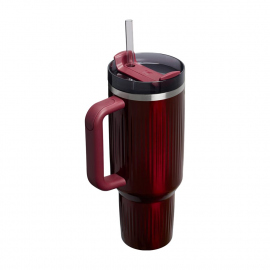 Hydration - Thermos - Bottles Stanley Quencher H2.0 Fluted Tumbler 1.2L Garnet Shine 2