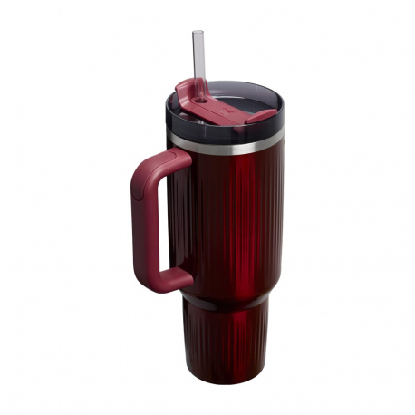 Υδροδοχεία - Θερμός - Παγούρια Stanley Quencher H2.0 Fluted Tumbler 1.2L Garnet Shine