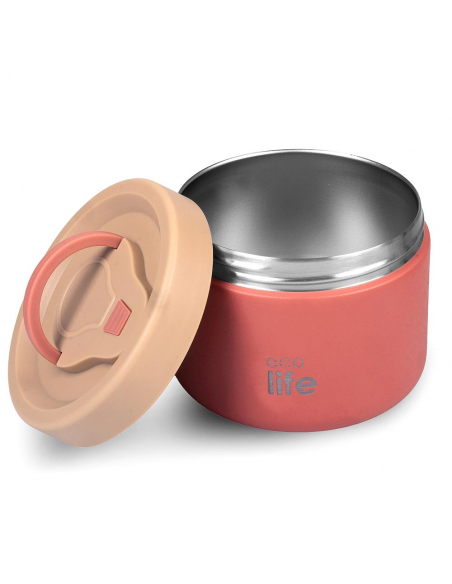 Cook Sets - Food Jars Ecolife Round Food Thermos 650ml