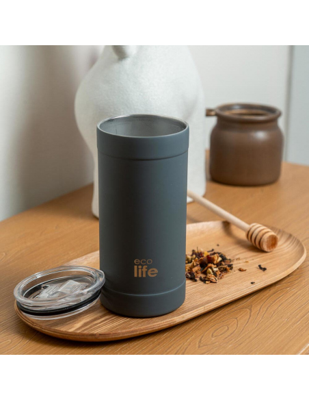 Hydration - Thermos - Bottles Ecolife Stone Gray Coffee Thermos 500ml