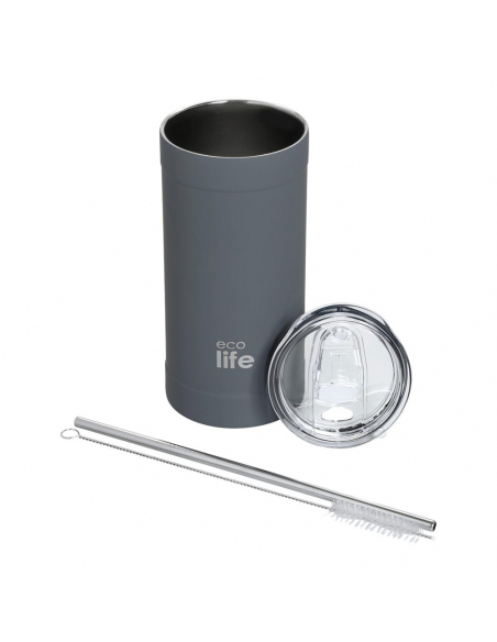 Hydration - Thermos - Bottles Ecolife Stone Gray Coffee Thermos 500ml