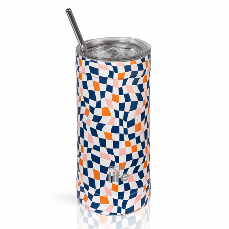 Υδροδοχεία - Θερμός - Παγούρια Ecolife Color Squares Coffee Thermos 500ml