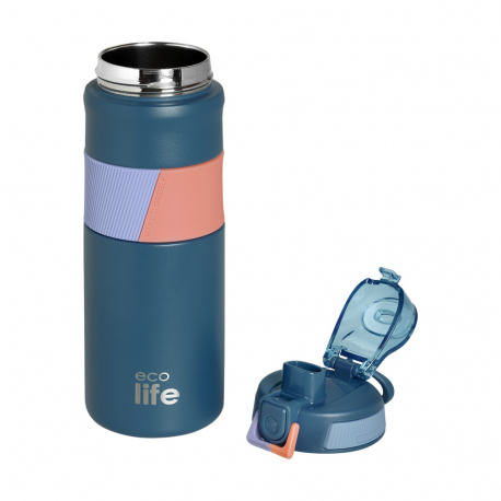 Υδροδοχεία - Θερμός - Παγούρια Ecolife Blue Thermos 500ml