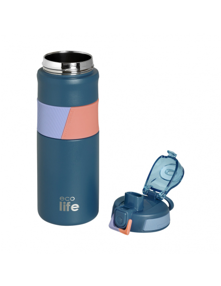 Υδροδοχεία - Θερμός - Παγούρια Ecolife Blue Thermos 500ml
