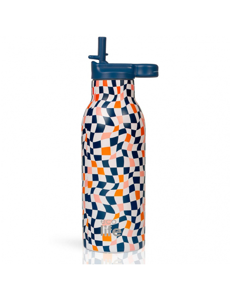 Hydration - Thermos - Bottles Ecolife Color Squares Straw Thermos 550ml