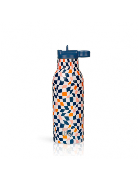 Hydration - Thermos - Bottles Ecolife Color Squares Straw Thermos 550ml