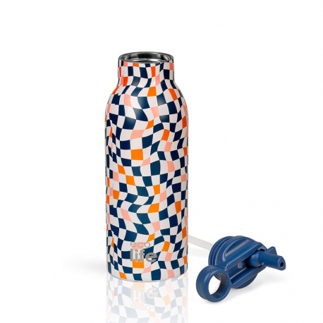 Hydration - Thermos - Bottles Ecolife Color Squares Straw Thermos 550ml