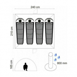 Tents Trend II 4 Persons Tent 2