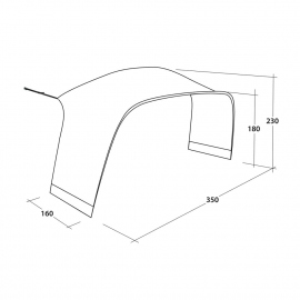 Gazebo Outwell Wakefield Tent Connector 2