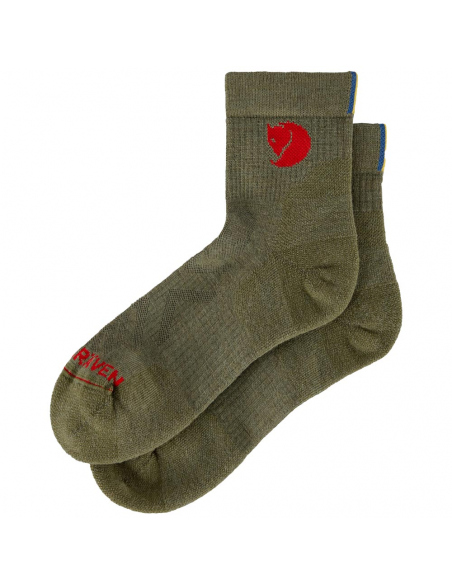 Socks Fjallraven Quarter Wool Socks Green