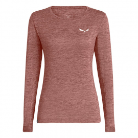 Sweatproof Salewa Women's Puez Melange Dry Tee Desert Pink