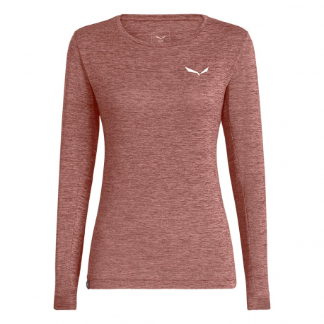 Αντιιδρωτικές Salewa Women's Puez Melange Dry Tee Desert Pink