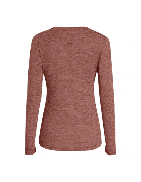Αντιιδρωτικές Salewa Women's Puez Melange Dry Tee Desert Pink