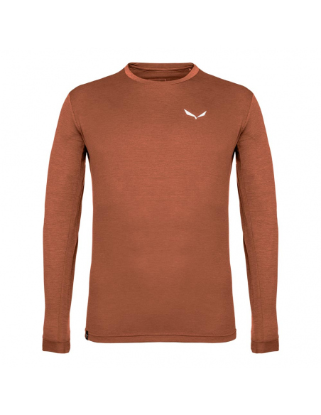 Αντιιδρωτικές Salewa Men's Puez Melange Dry Tee Bombay Brown