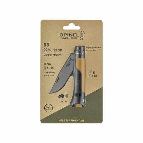 Knives Opinel No 8 Horizon PVD Black