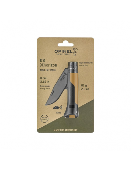 Knives Opinel No 8 Horizon PVD Black