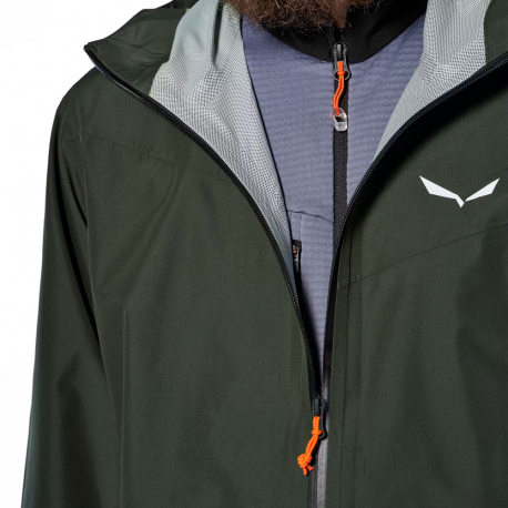 Τζάκετς Salewa Men's Puez Aqua 4 2.5L Jacket Olive Oil Multi