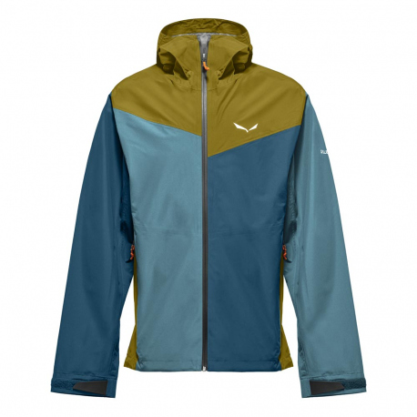 Jackets Salewa Men's Puez Aqua 4 2.5L Jacket Olive Oil Multi