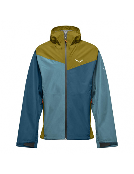 Jackets Salewa Men's Puez Aqua 4 2.5L Jacket Olive Oil Multi