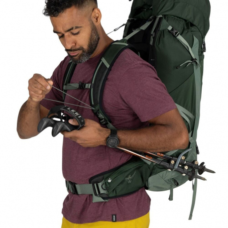 Hiking Backpacks Osprey Talon 44 Backpack Green Canopy