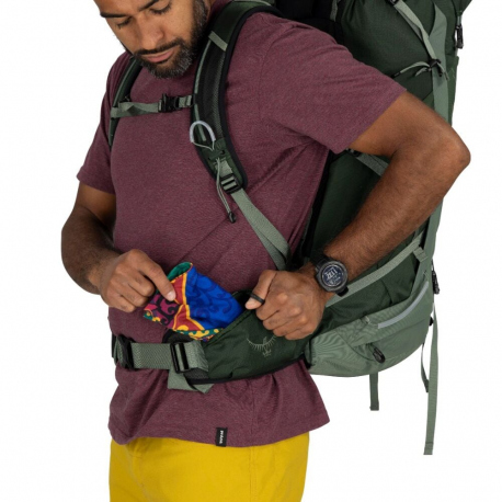 Hiking Backpacks Osprey Talon 44 Backpack Green Canopy