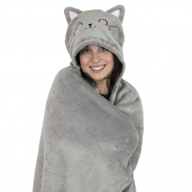 Αρχική Kitty Hooded Blanket - Cosy Hugs 2