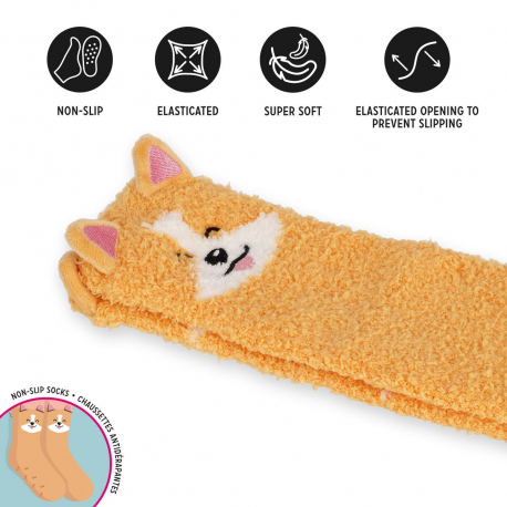 Apparel & Shoes Accessories Non-Slip Corgi Socks for Adults - It's a Match!