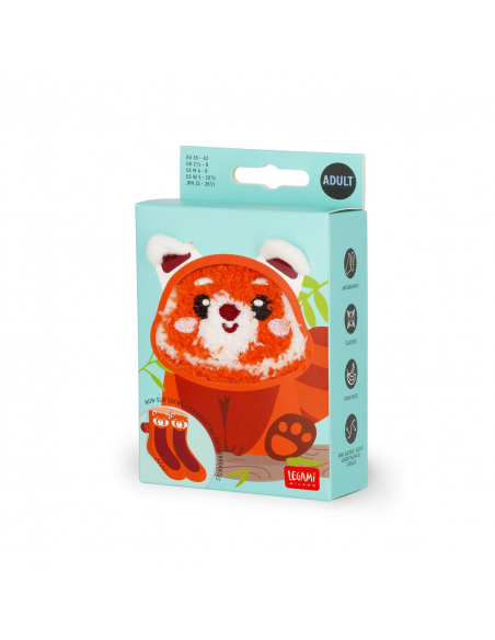 Κάλτσες Non-Slip Red Panda Socks for Adults - It's a Match!