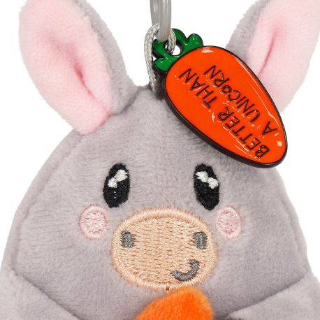 Αρχική Donkey Plush Key Ring - Tiny Super Soft!