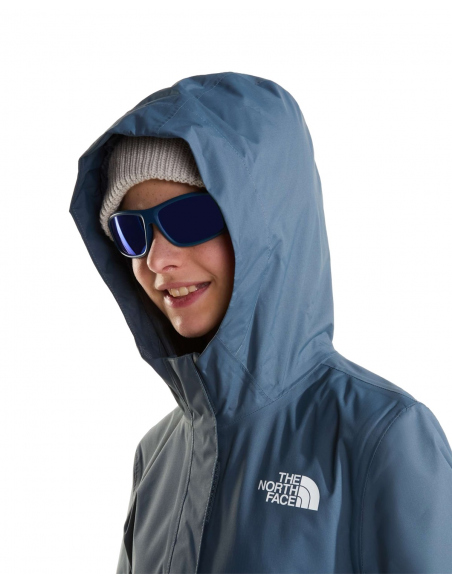 Τζάκετς The North Face Girls' Antora Rain Jacket Granite Grey