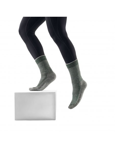 Κάλτσες Smartwool Hike Classic Edition Full Cushion Second Cut Crew Socks Dark Sage