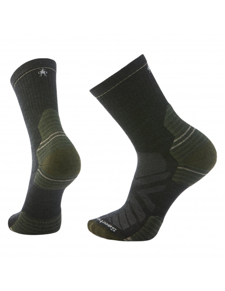 Socks Smartwool Hike Targeted Cushion Mid Crew Socks Charcoal