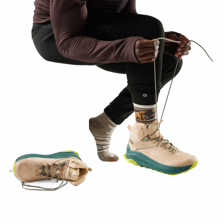 Socks Smartwool Hike Targeted Cushion Bear Stripe Mid Crew Socks Ash
