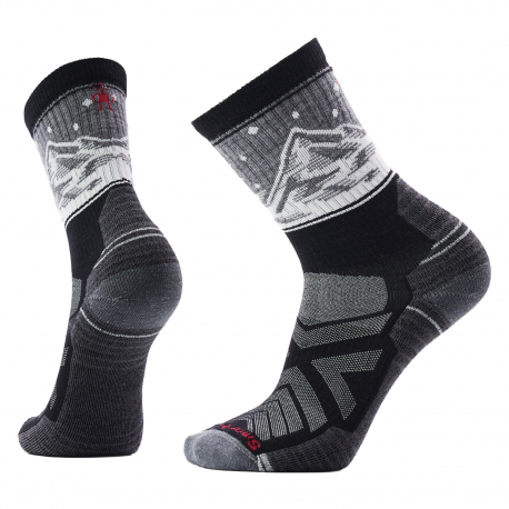 Socks Smartwool Hike Light Cushion Valley View Crew Socks Black