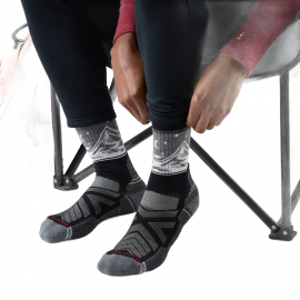 Κάλτσες Smartwool Hike Light Cushion Valley View Crew Socks Black 2