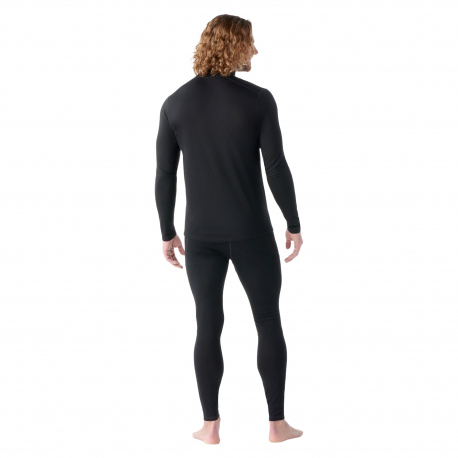 Thermal Baselayer Smartwool Men's Classic All-Season Merino Base Layer 1/4 Zip Black
