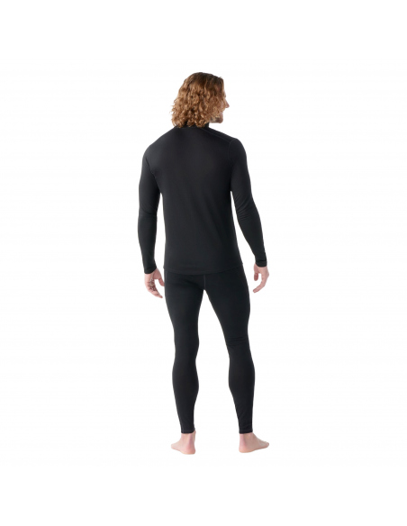 Thermal Baselayer Smartwool Men's Classic All-Season Merino Base Layer 1/4 Zip Black