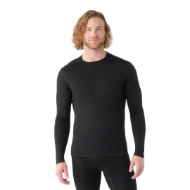 Thermal Baselayer Smartwool Men's Classic All-Season Merino Base Layer Crew Black 2