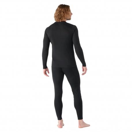 Thermal Baselayer Smartwool Men's Classic All-Season Merino Base Layer Crew Black