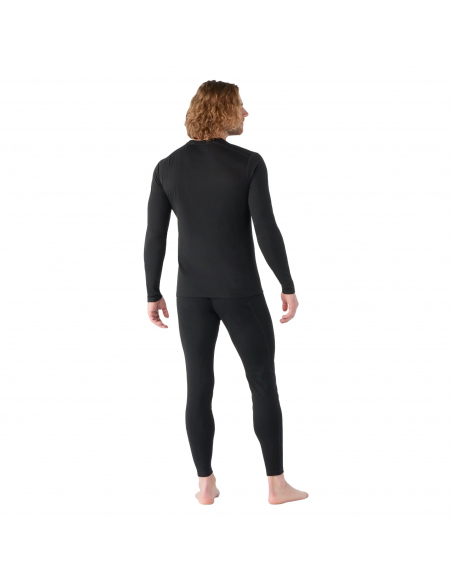 Thermal Baselayer Smartwool Men's Classic All-Season Merino Base Layer Crew Black