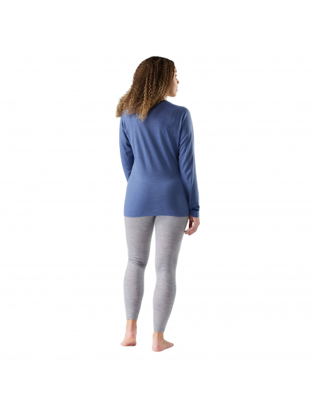 Thermal Baselayer Smartwool Women's Classic All-Season Merino Base Layer Crew Nightfall Blue