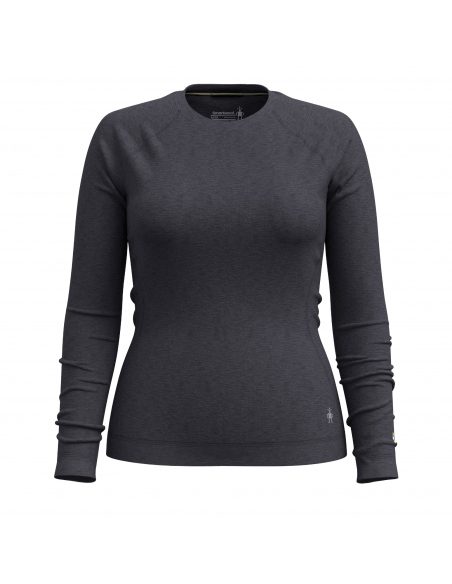 Thermal Baselayer Smartwool Women's Classic Thermal Merino Base Layer Crew Charcoal Heather