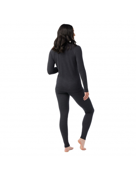 Thermal Baselayer Smartwool Women's Classic Thermal Merino Base Layer Crew Charcoal Heather