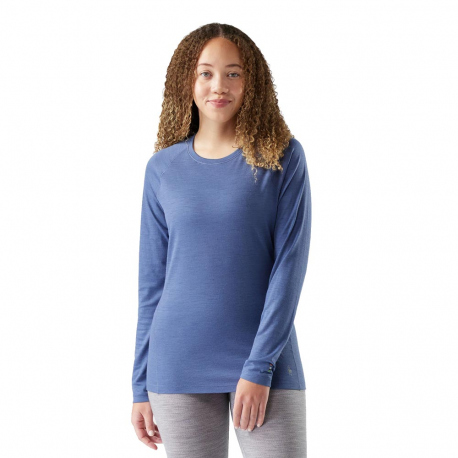 Thermal Baselayer Smartwool Women's Classic All-Season Merino Base Layer Crew Nightfall Blue